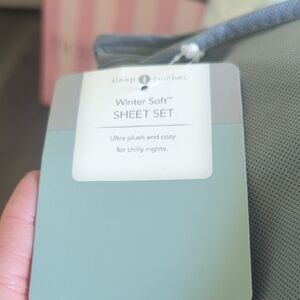 Sleep Number Winter Soft Sheet Set - Dark Blue